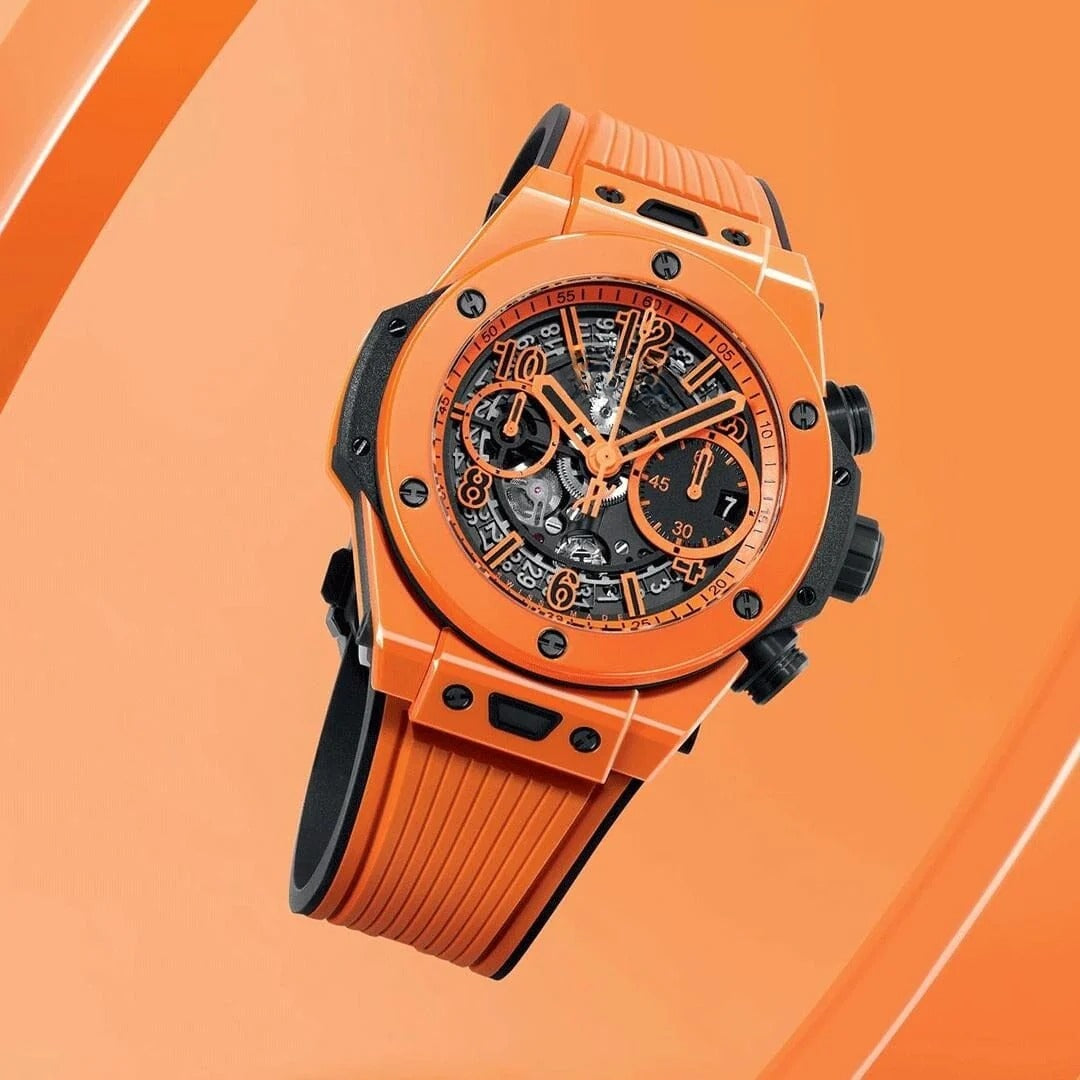 Orange Ceramic 42mm Men's Watch RF3OC3A49S4