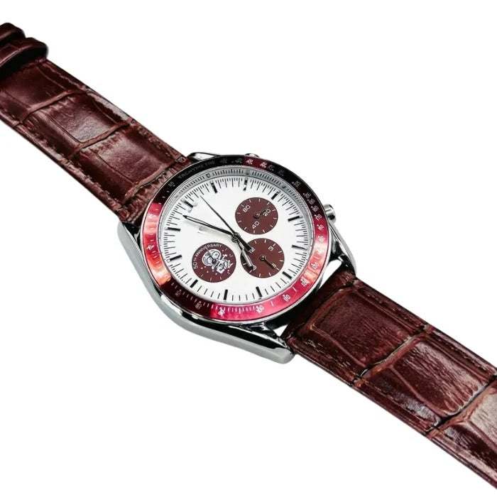 Men's Stainless Steel Chronograph 42mm Leather Strap RF3OC3OMT1G