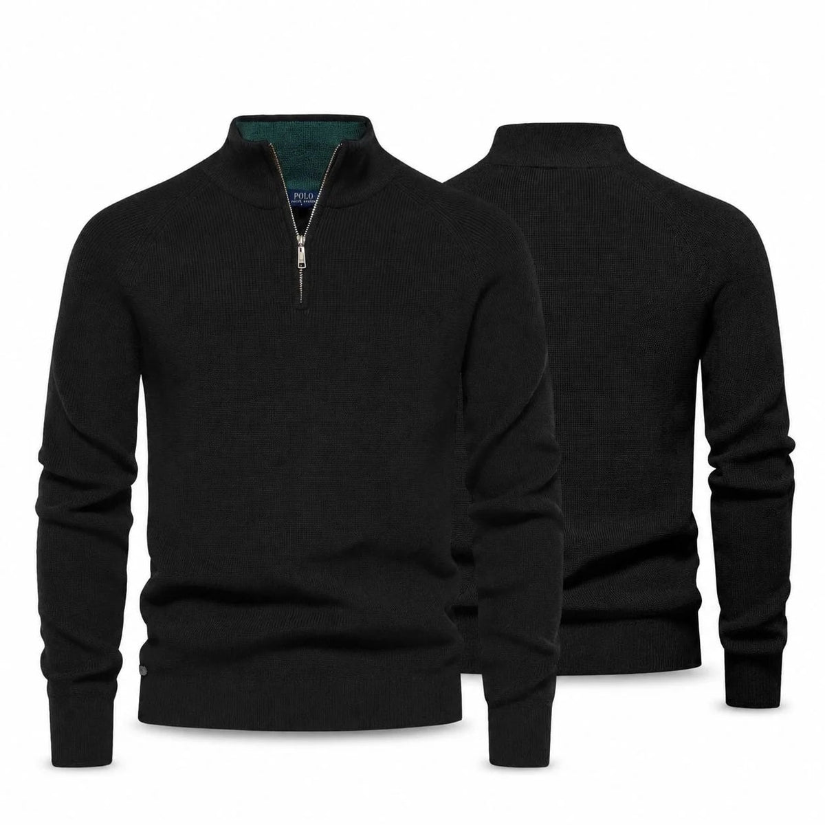 Zip Cable-Knit Wool Sweater RF3OC42JKHW