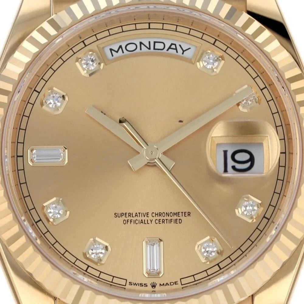 Diamond Yellow Gold Watch RF3OC441ND0