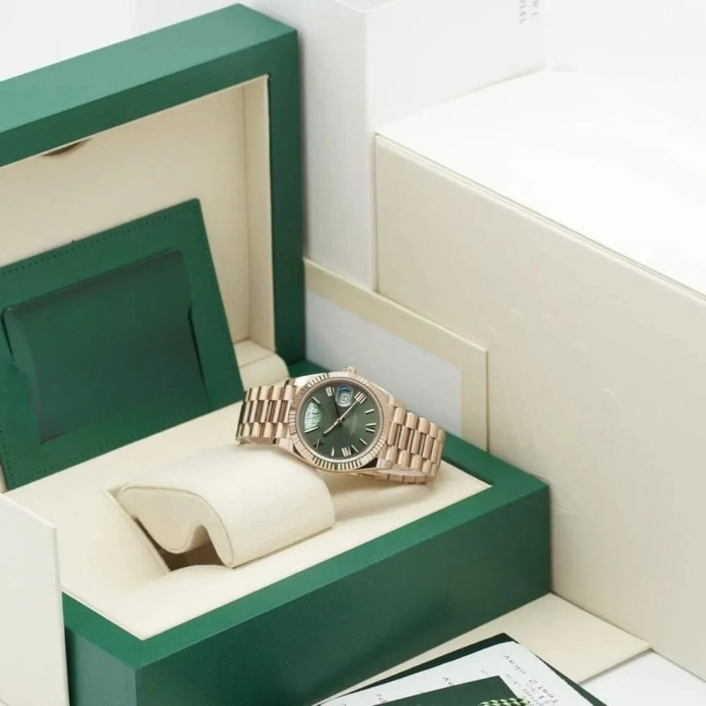 Men's Watch 40mm Yellow Gold Green Dial RF3OC4408SK