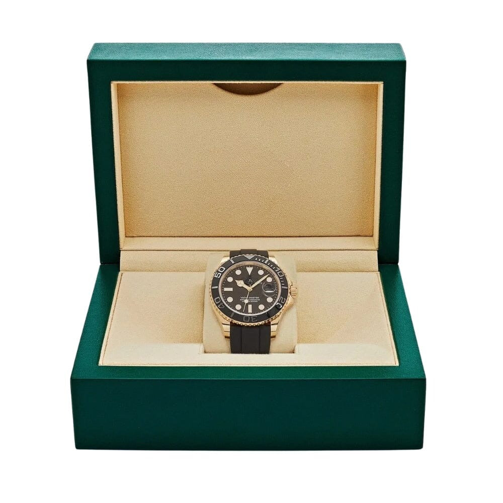 Yellow Gold Watch 42mm Rubber Strap RF3OC4737NO