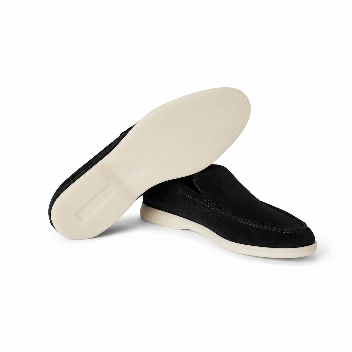 Suede Moccasin - Black RF3OLZB4PDW