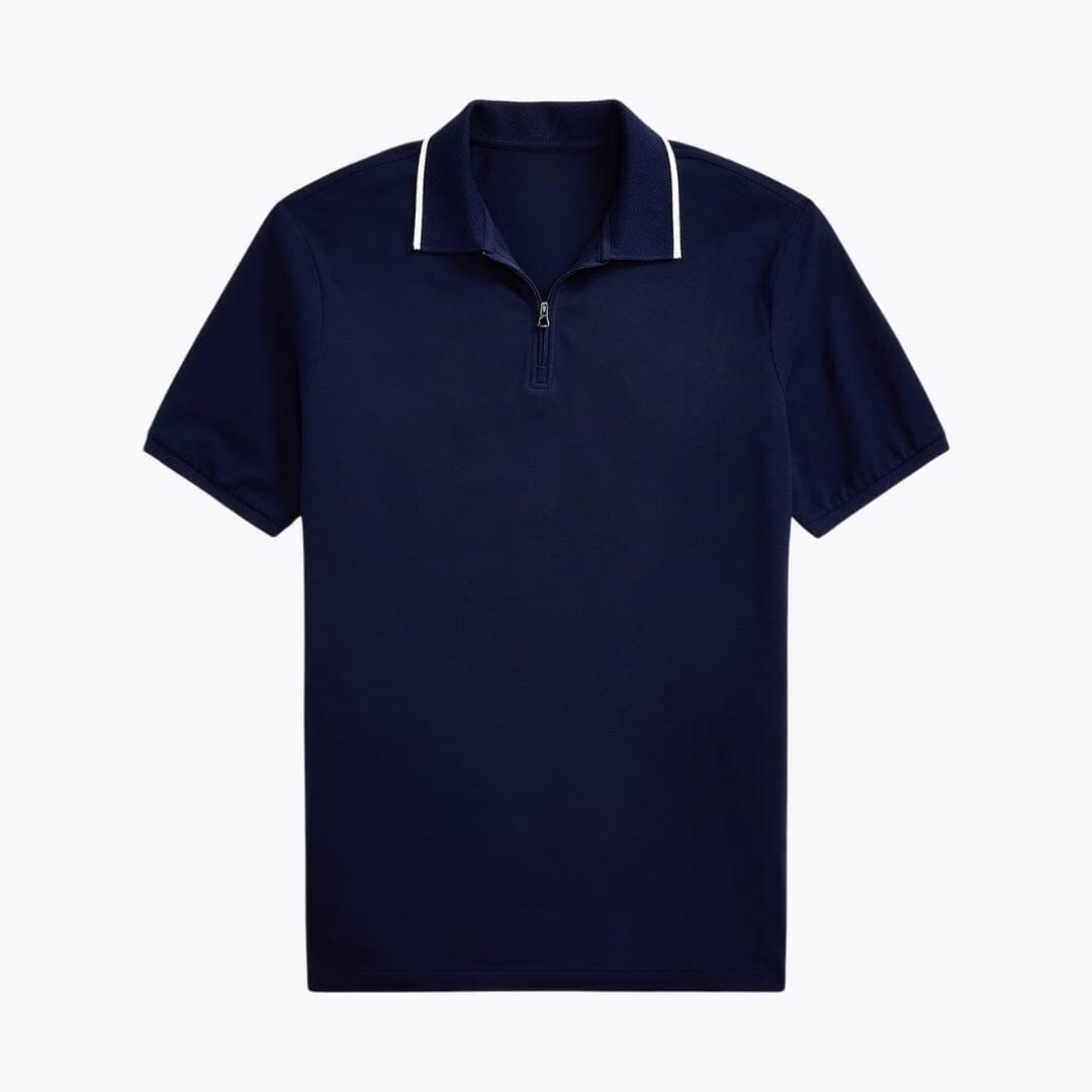 Classic Fit Stretch Mesh Polo Shirt RF3OC3UOJ2C