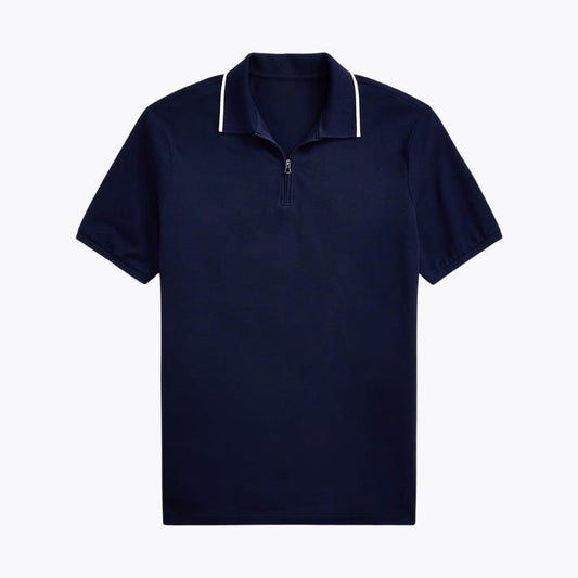 Classic Fit Stretch Mesh Polo Shirt RF3OC3UOJ2C