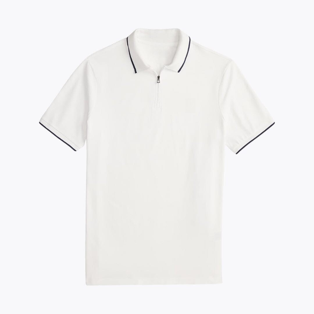 Classic Fit Stretch Mesh Polo Shirt RF3OC3UOJ2C