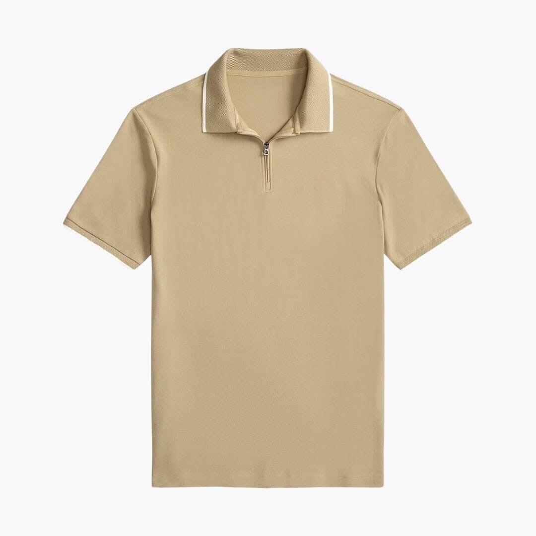 Classic Fit Stretch Mesh Polo Shirt RF3OC3UOJ2C