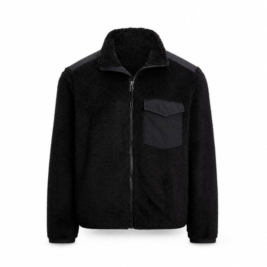Curly Pile Fleece Jacket RF3OC3UXNR8