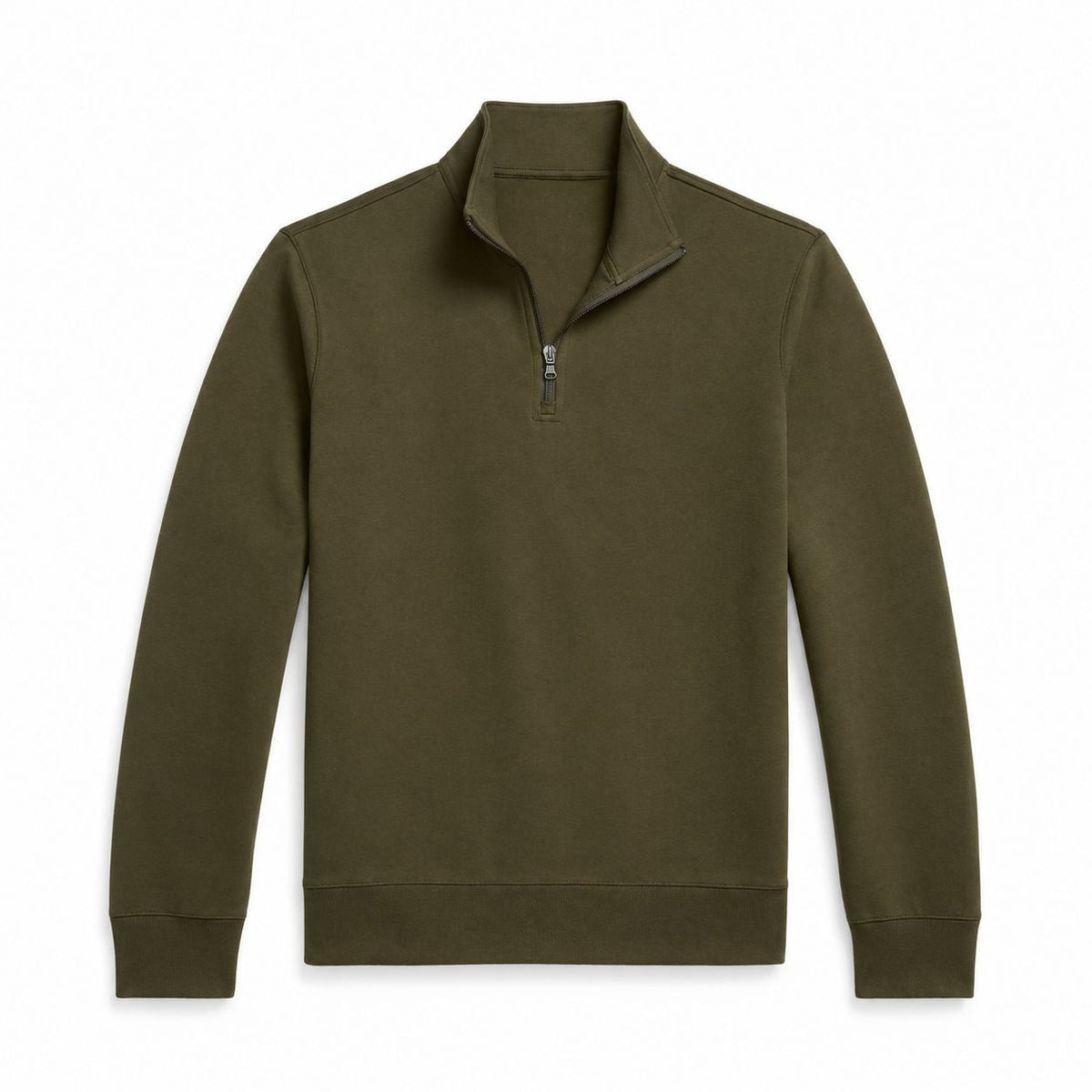 Double-Knit Mock Neck Quarter-Zip Pullover RF3OC3V5DVO