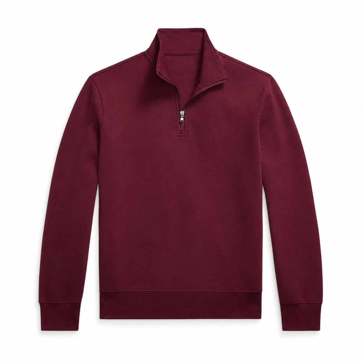 Double-Knit Mock Neck Quarter-Zip Pullover RF3OC3V5DVO