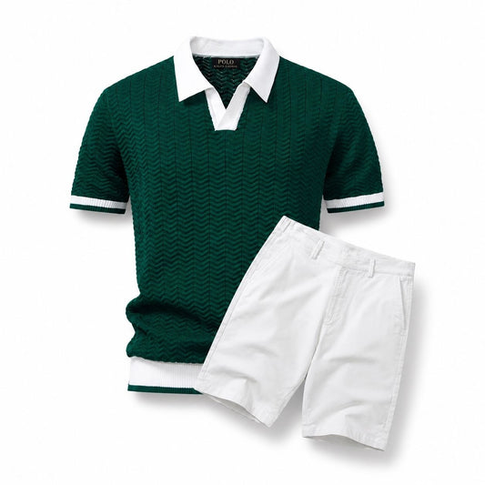 Old Money Polo Shirt + Shorts Set RF3OC3XV0CK