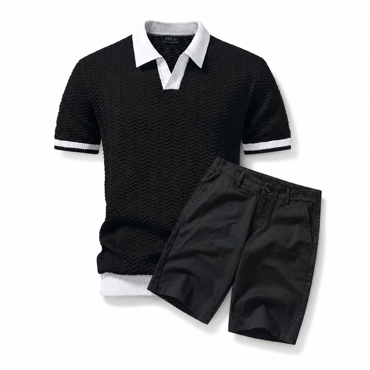 Old Money Polo Shirt + Shorts Set RF3OC3XV0CK