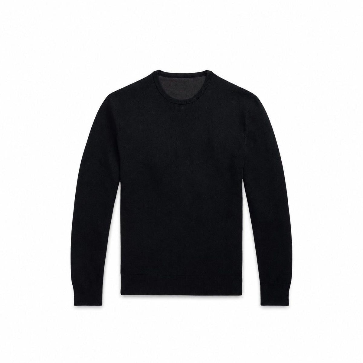 Mesh-Knit Cotton Crewneck Sweater RF3OC3XQSN8