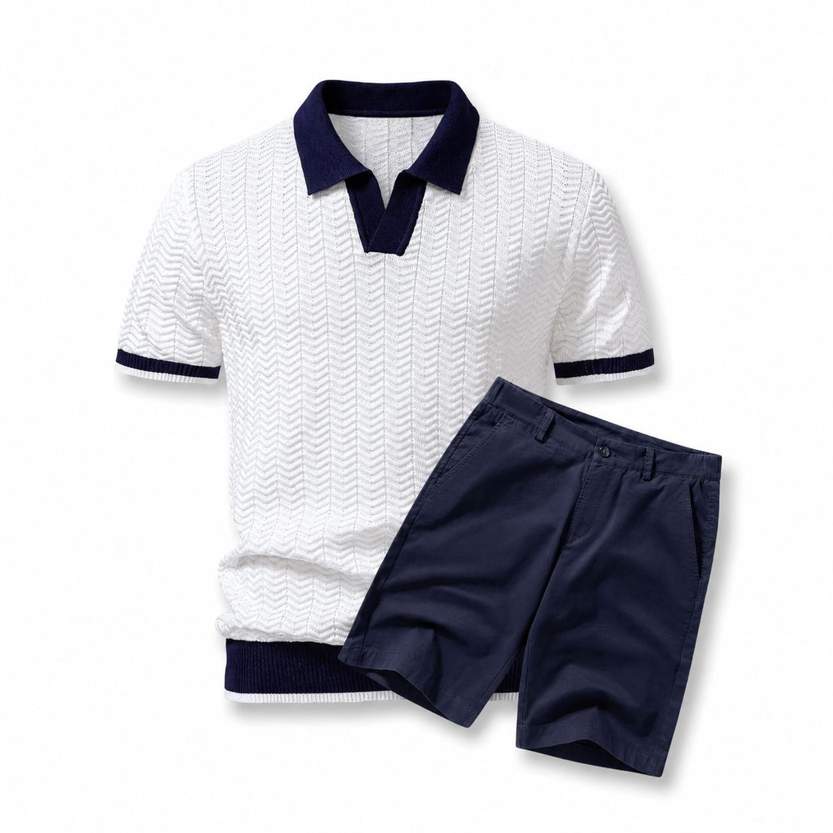 Old Money Polo Shirt + Shorts Set RF3OC3XV0CK