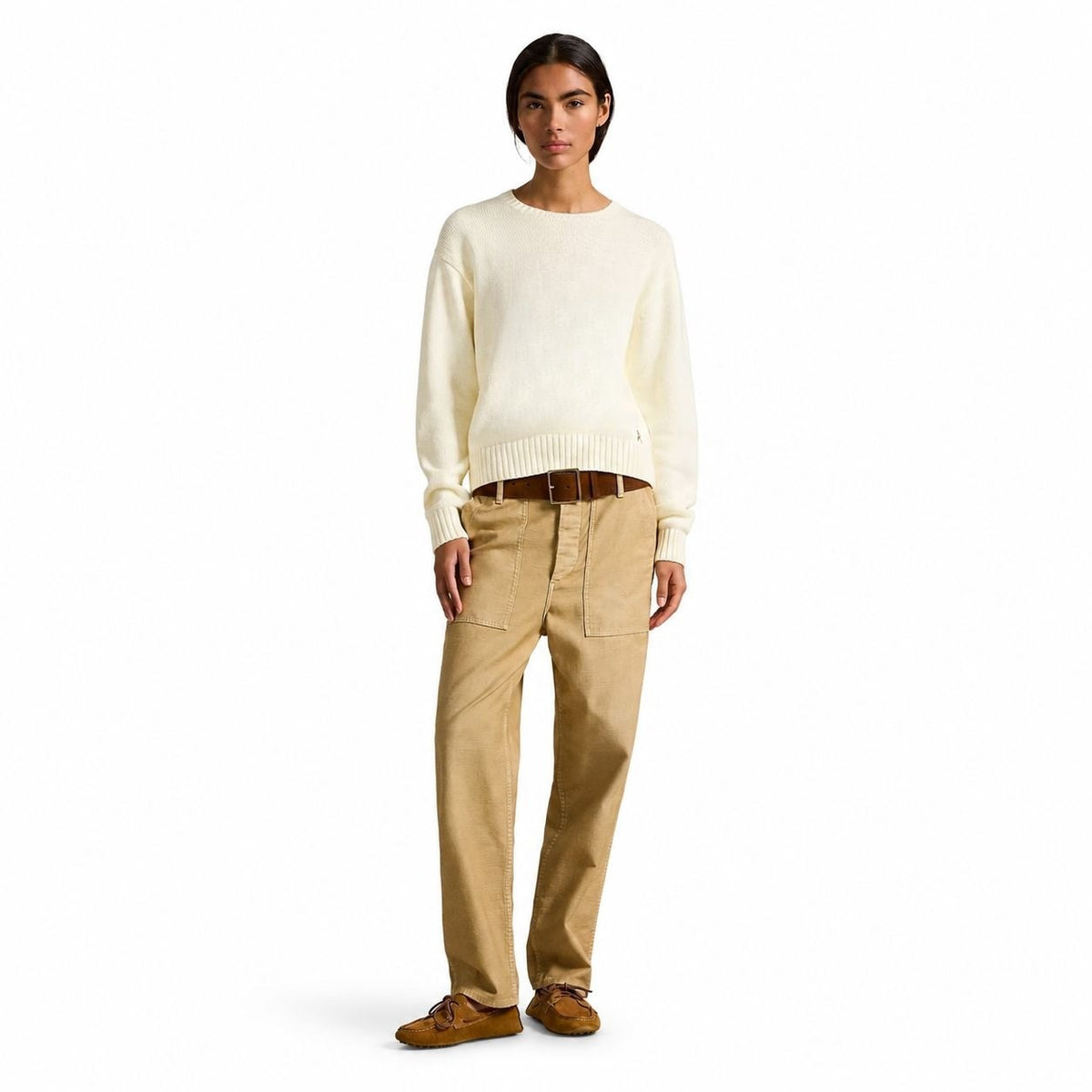 Cotton Crewneck Sweater RF3OC3XZXC4