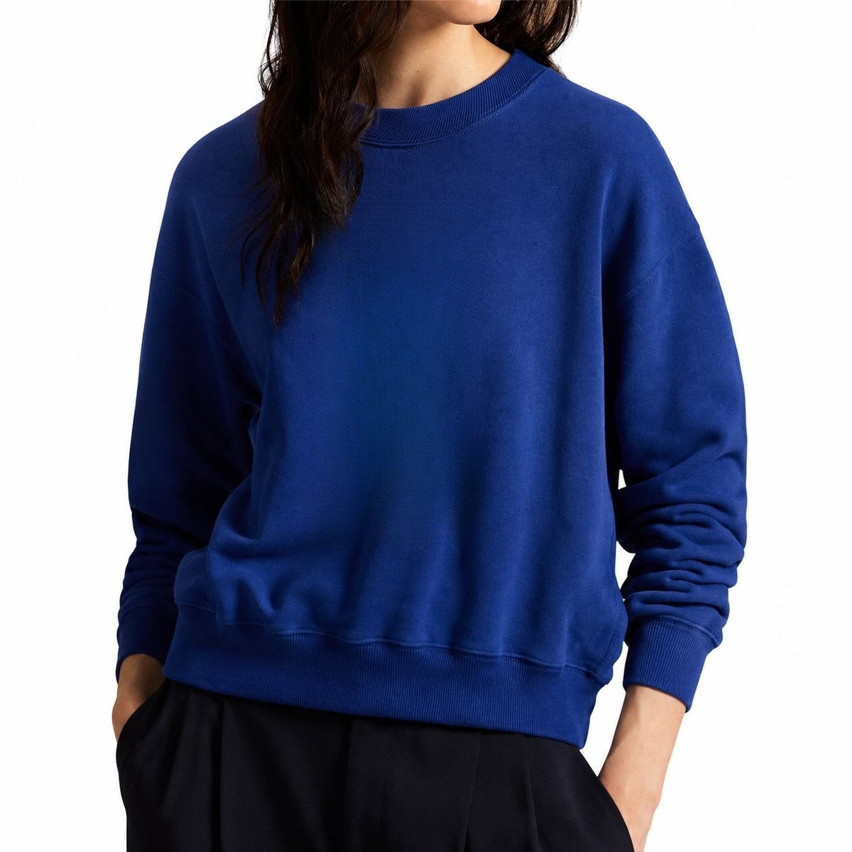 Lightweight Fleece Crewneck Sweatshirt RF3OC3ZDSHW