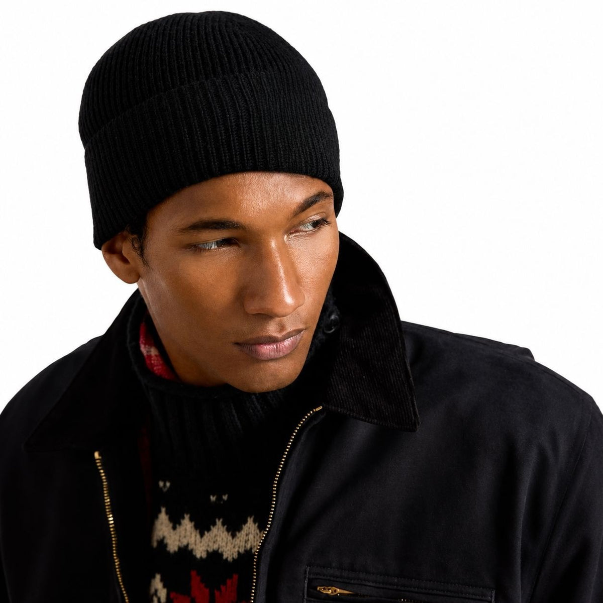 Ribbed Knit Beanie RF3OC3ZEHS4