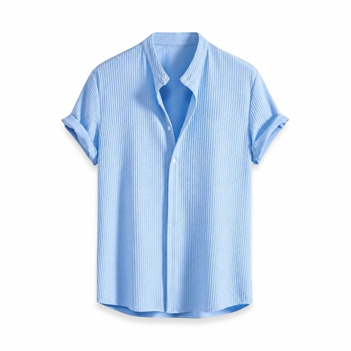 Ribbed Slim Fit Collar Shirt RF3OC40KMTG
