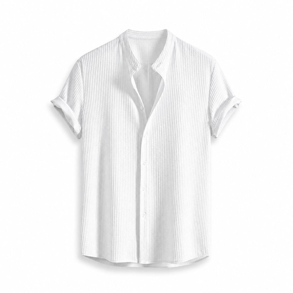 Ribbed Slim Fit Collar Shirt RF3OC40KMTG