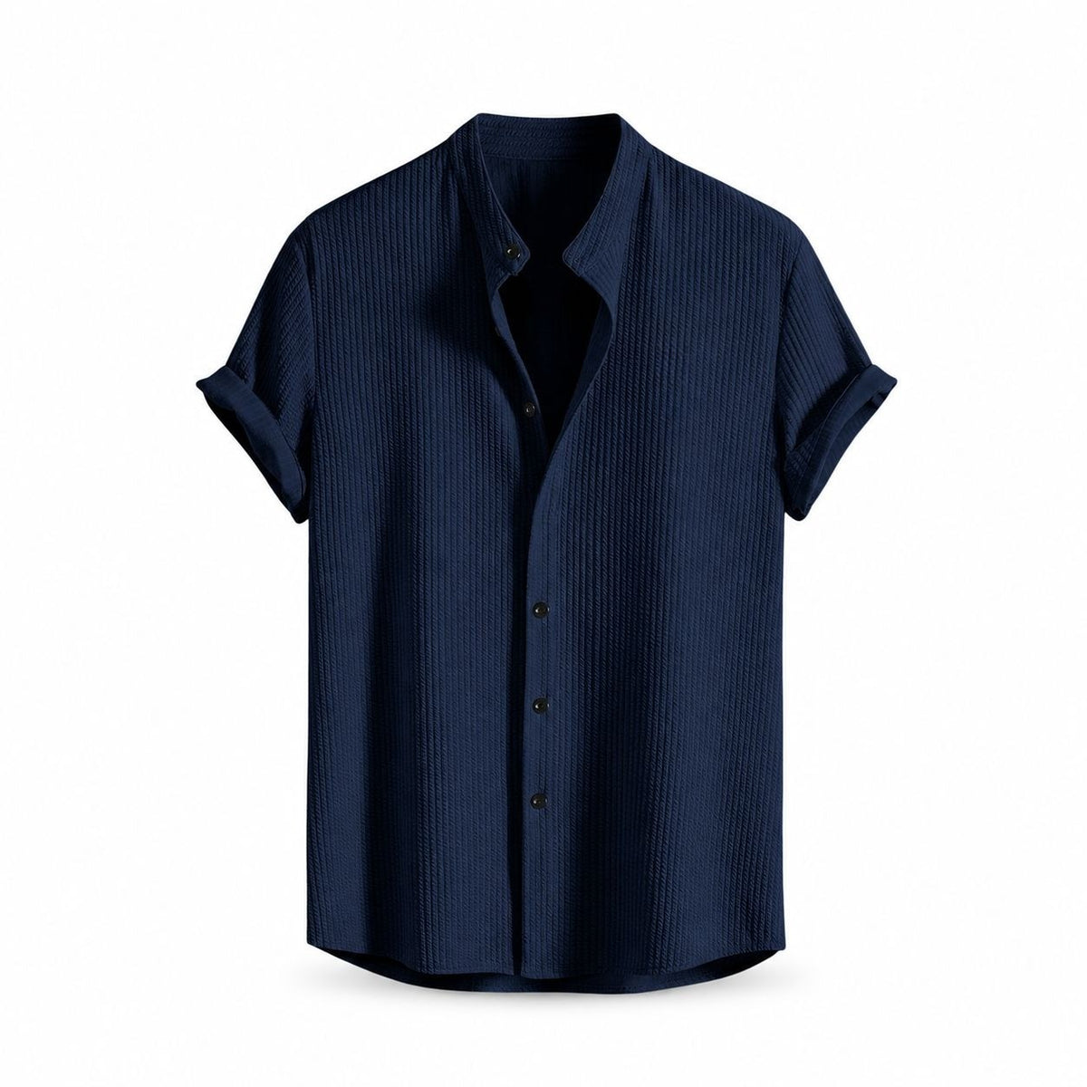 Ribbed Slim Fit Collar Shirt RF3OC40KMTG