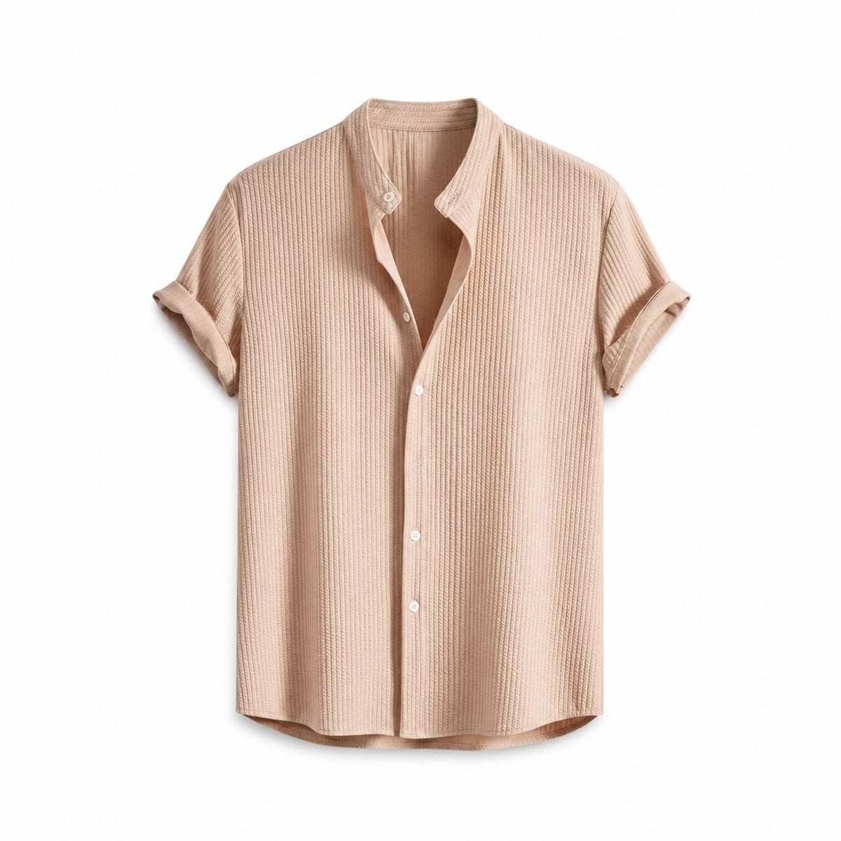 Ribbed Slim Fit Collar Shirt RF3OC40KMTG