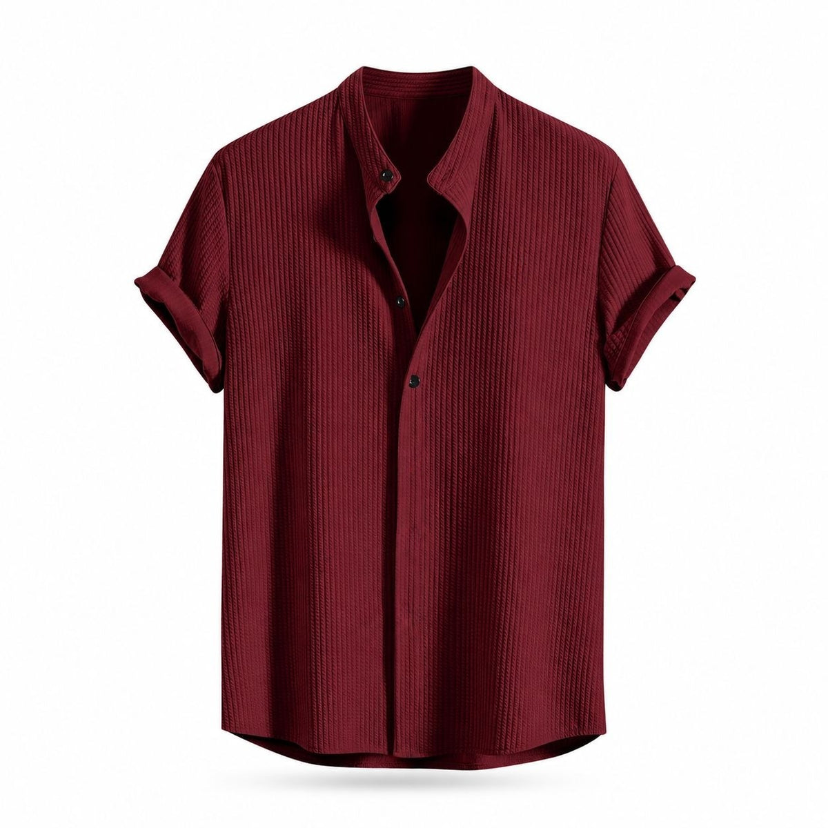 Ribbed Slim Fit Collar Shirt RF3OC40KMTG