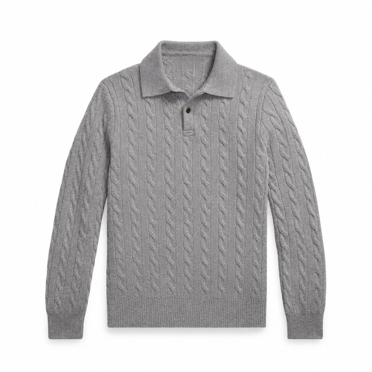 Wool-Cashmere Cable-Knit Sweater RF3OC42KZ2C
