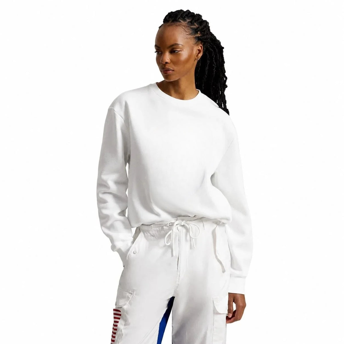 Fleece Crew Neck Sweatshirt RF3OC425ITG
