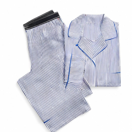 Cotton Sateen Pajama Set RF3OC3XZ81W