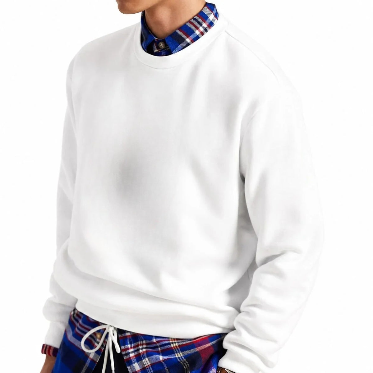 Fleece Crew Neck Sweatshirt RF3OC425ITG