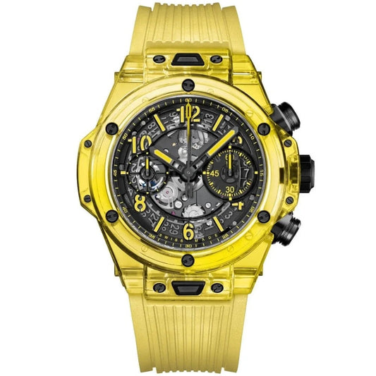 Black Yellow Sapphire 42mm Men's Chronograph RF3OC3A2V7O