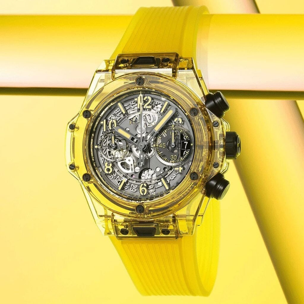 Black Yellow Sapphire 42mm Men's Chronograph RF3OC3A2V7O