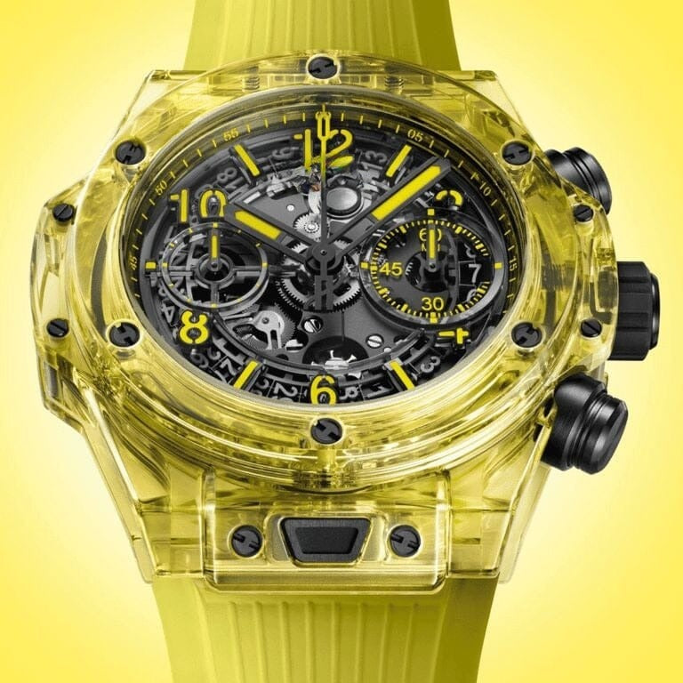 Black Yellow Sapphire 42mm Men's Chronograph RF3OC3A2V7O