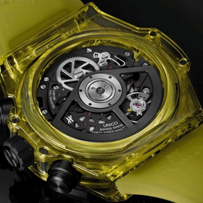 Black Yellow Sapphire 42mm Men's Chronograph RF3OC3A2V7O