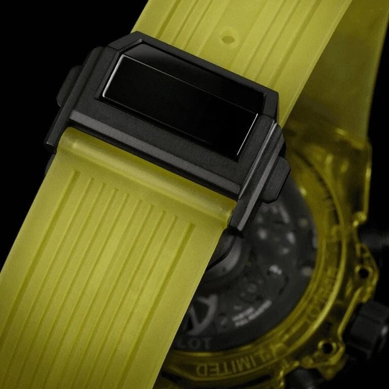 Black Yellow Sapphire 42mm Men's Chronograph RF3OC3A2V7O