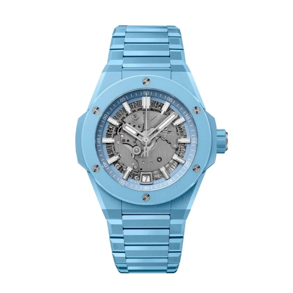 Integrated Time Only, Sky Blue Ceramic, Watch 42 mm RF3OC3A5OCK