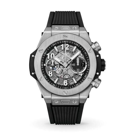 Silver Black 44mm Men's Chronograph RF3OC3A6DMS