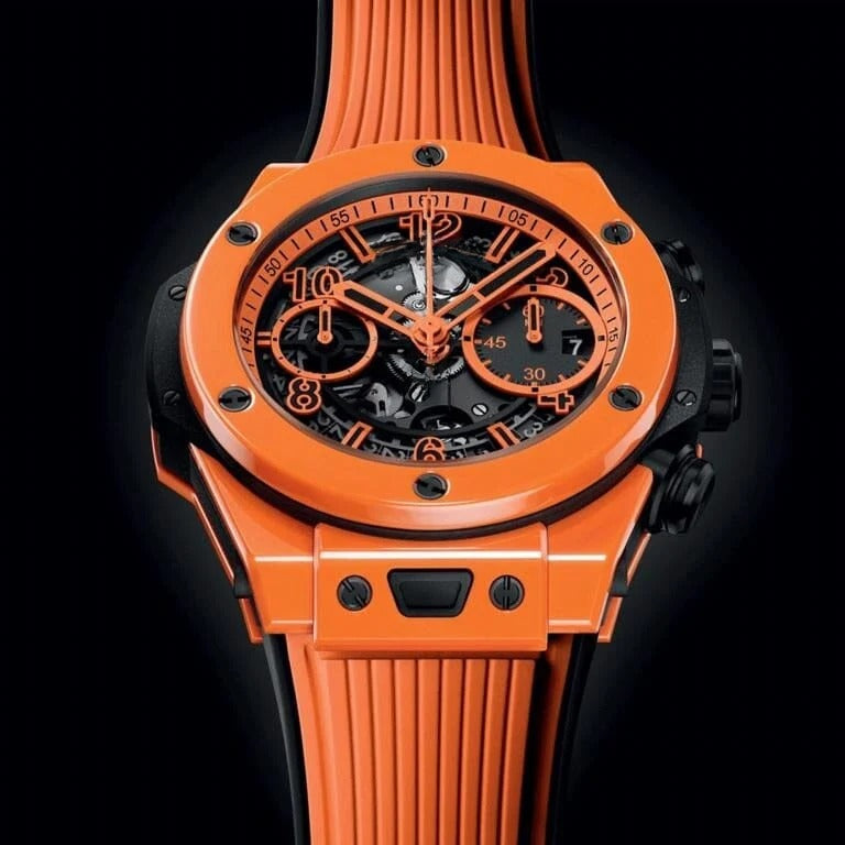 Orange Ceramic 42mm Men's Watch RF3OC3A49S4
