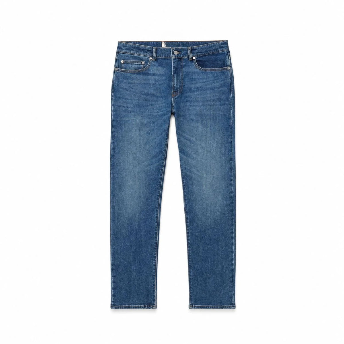 5-Pocket Slim Fit Indigo Jeans RF3OC3AG7LW