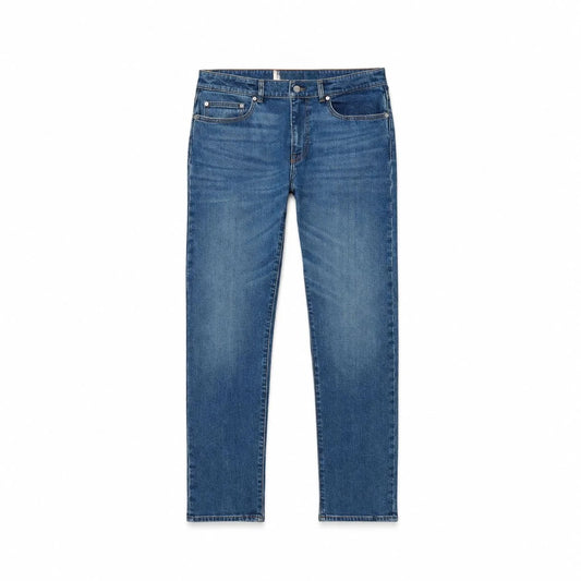 5-Pocket Slim Fit Indigo Jeans RF3OC3AG7LW