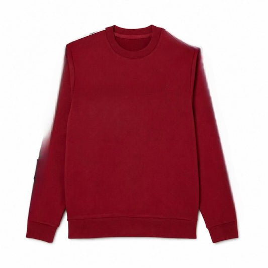 Fleece Sweatshirt With Logo Trim RF3OC3BW6MC