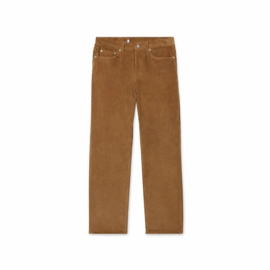 Men's 5-Pocket Corduroy Pants Straight Fit RF3OC3C2I6C