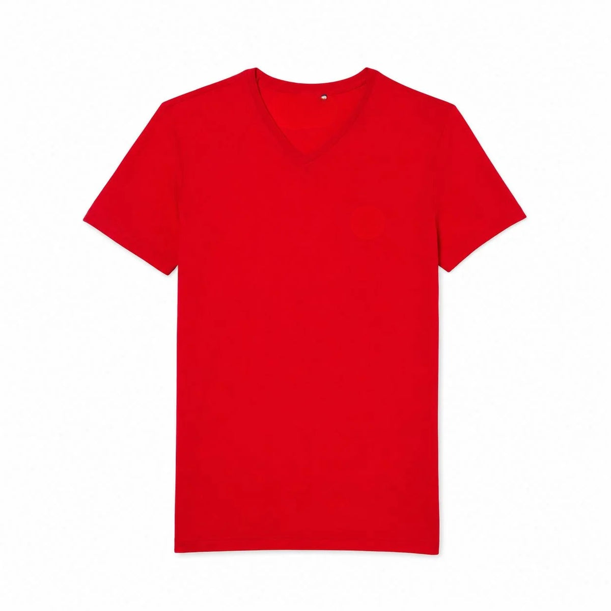Men's V-Neck T-Shirt in Lightweight Pima Cotton RF3OC3CSHOK