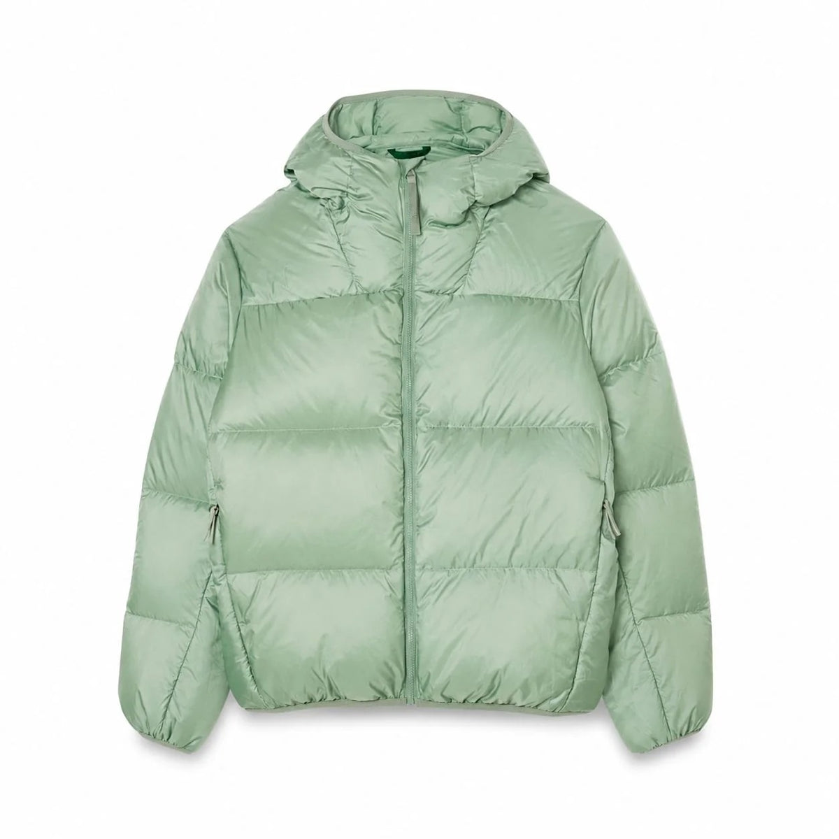 Short Water-Repellent Hooded Down Jacket RF3OC3D0X38