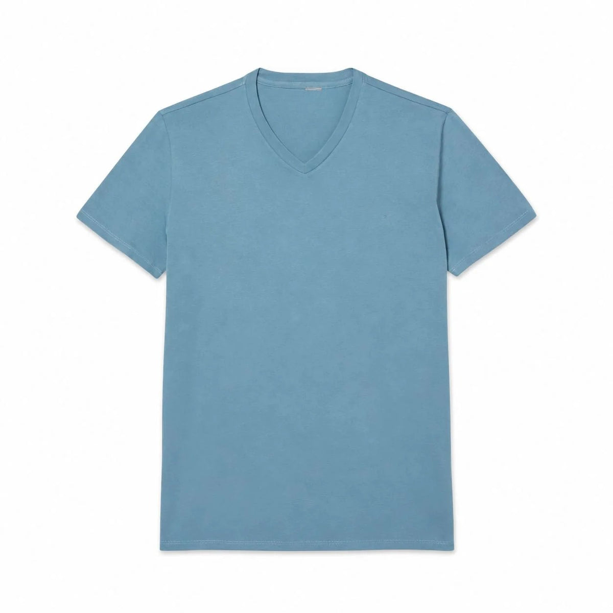 Men's V-Neck T-Shirt in Lightweight Pima Cotton RF3OC3CSHOK