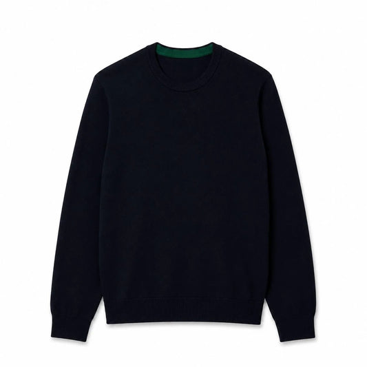 Merino Wool Crew Neck Sweater RF3OC3DBGCK