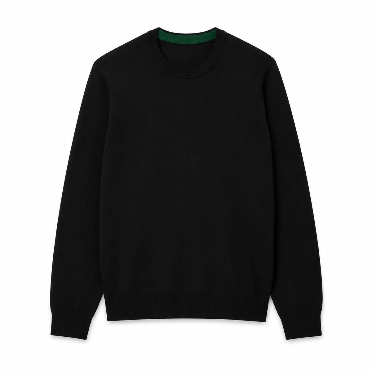 Merino Wool Crew Neck Sweater RF3OC3DBGCK