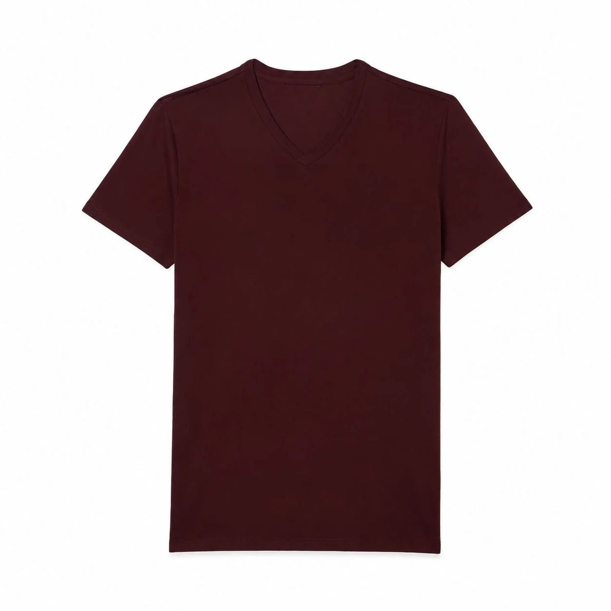 Men's V-Neck T-Shirt in Lightweight Pima Cotton RF3OC3CSHOK
