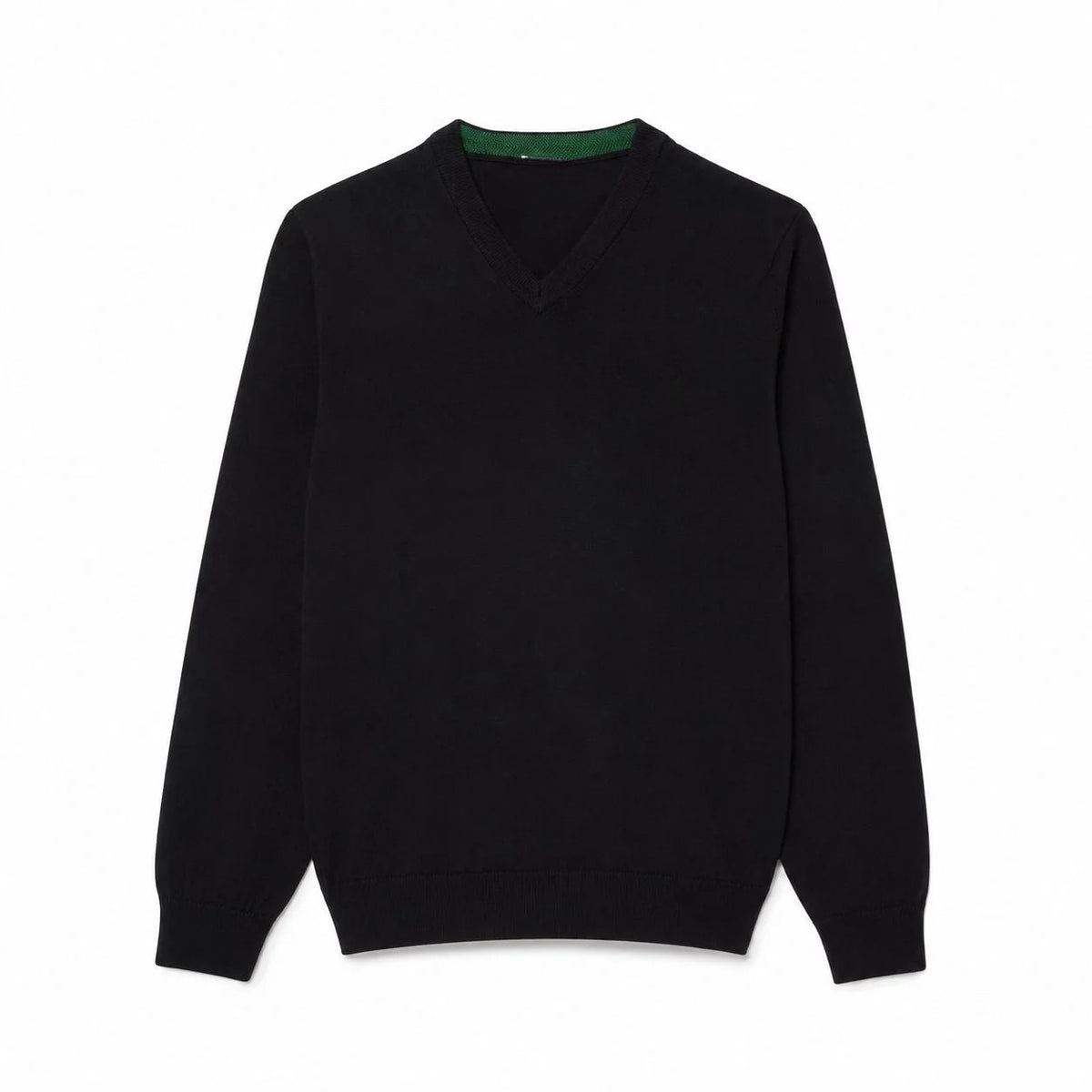 Monochrome Cotton V-Neck Sweater RF3OC3DDK78