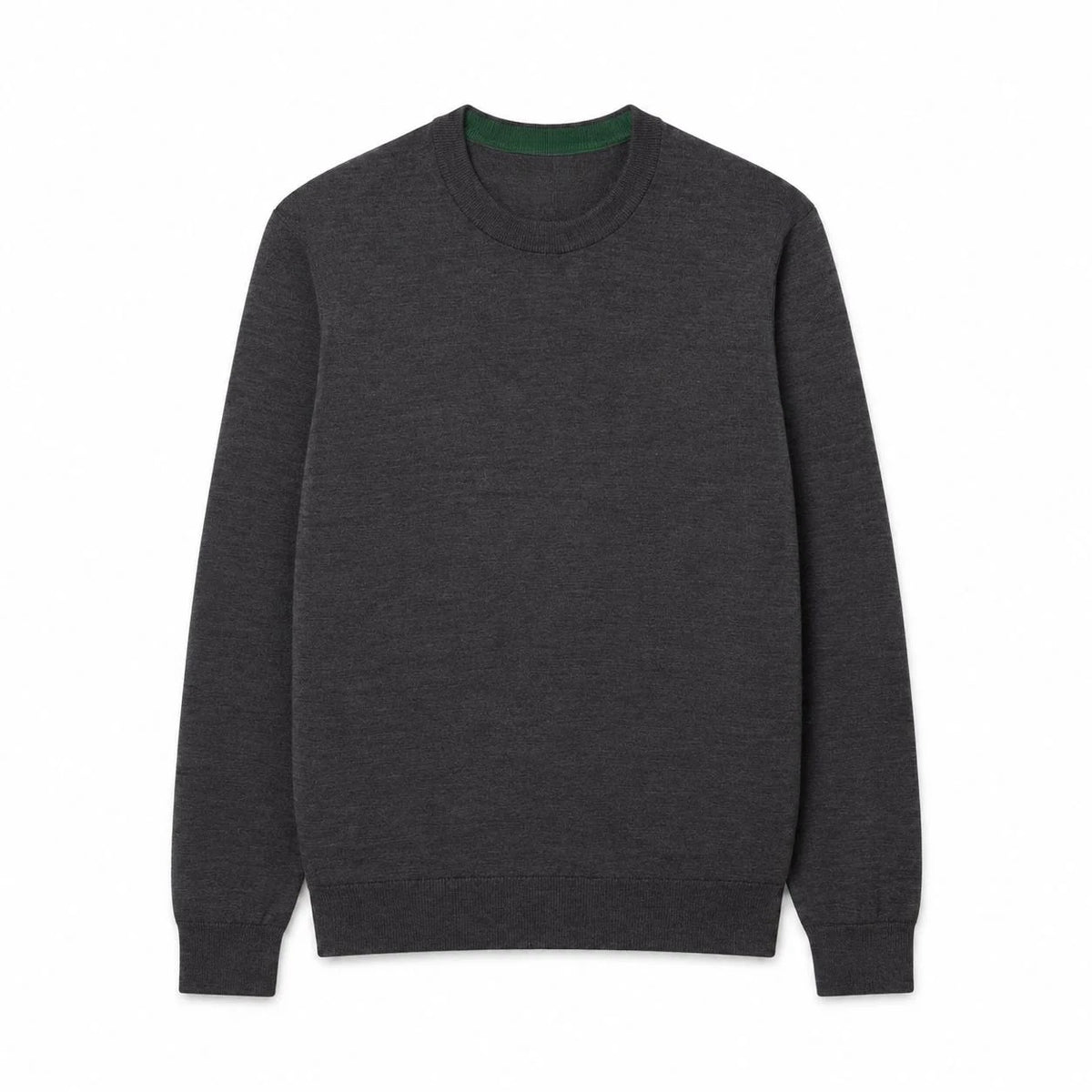 Merino Wool Crew Neck Sweater RF3OC3DBGCK